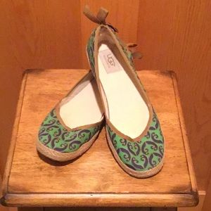 UGG Green Espadrilles